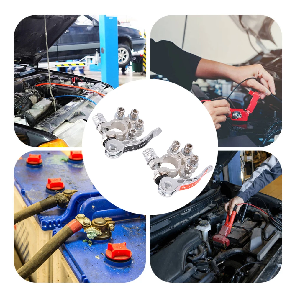 Auto Batterie Terminal Quick Release Trennen Batterie Terminals Kupfer Draht Lugs Kabel Klemme Schraube Anschluss Kit Für Auto Boot