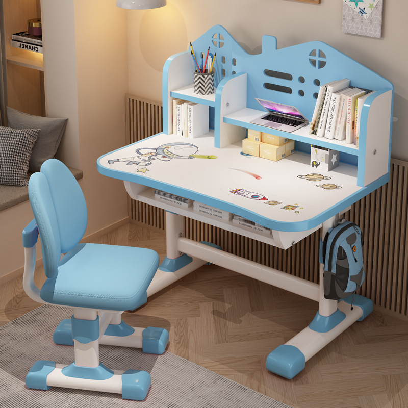 75x105cm Mädchen/Jungen Einstellbare Student Schreibtisch Stuhl Kinder Studie Schreibtisch Student Schreibtisch Kind Hause Schreibtisch Stuhl Set