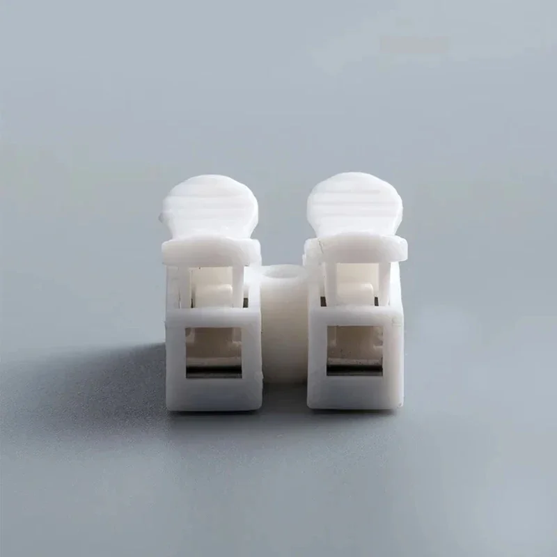 20/50Pcs No Solding Quick 1P 2P Cable Wire Connector No Screw Terminal Block Spring Clamp
