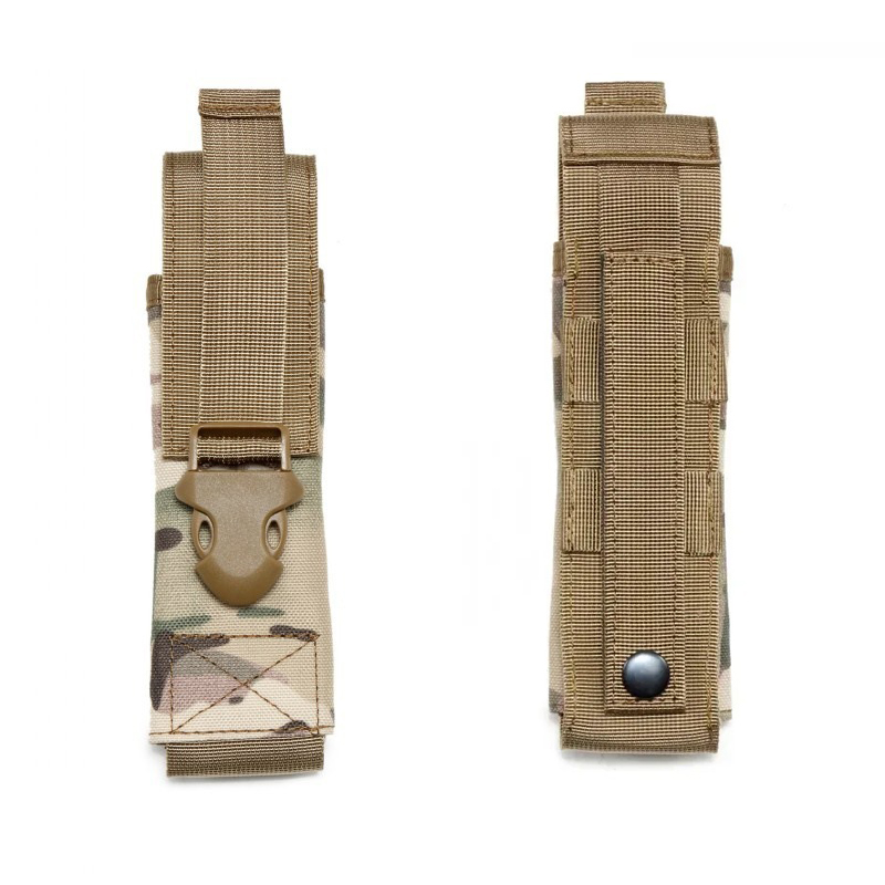 ไฟฉายกลางแจ้งกระเป๋ามัลติฟังก์ชั่ MOLLE ไนลอนเอวแพ็คกระเป๋าเข็มขัดกระเป๋าล่าสัตว์กระเป๋าเป้สะพายหลังอุปกรณ์เสริม