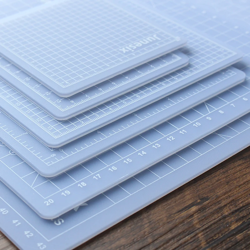 A3/A4/A5 Cutting Mats Translucent  Pvc Grid Lines Self Healing Cutting Board Tool Fabric Leather Paper Craft Diy Tools Plate Pad