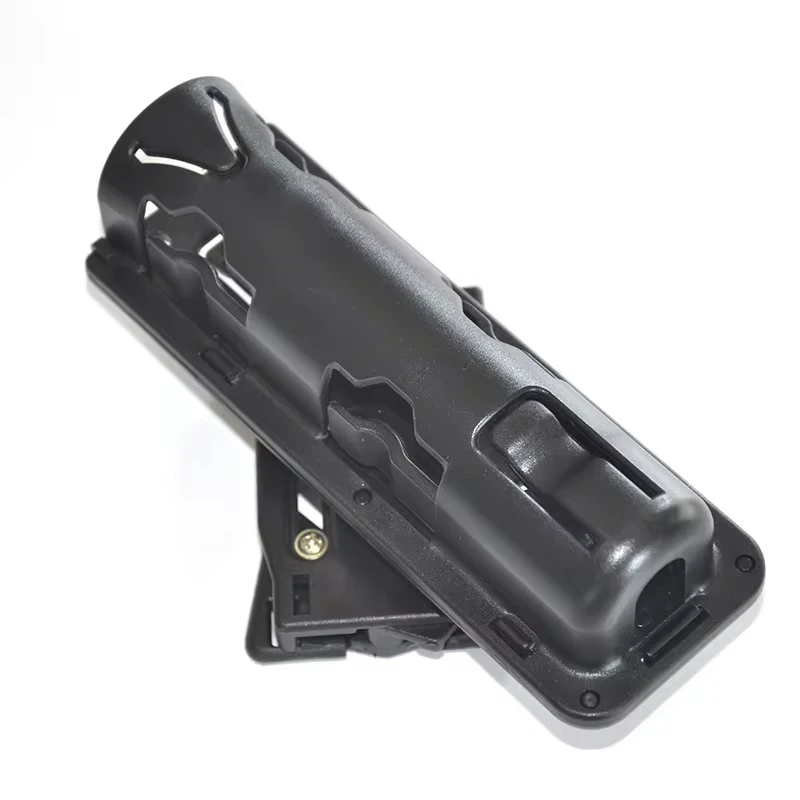DIZETION-funda con soporte para bastón militar, rotación de 360 grados, funda táctica para bastón de policía, defensa, cintura superior abierta