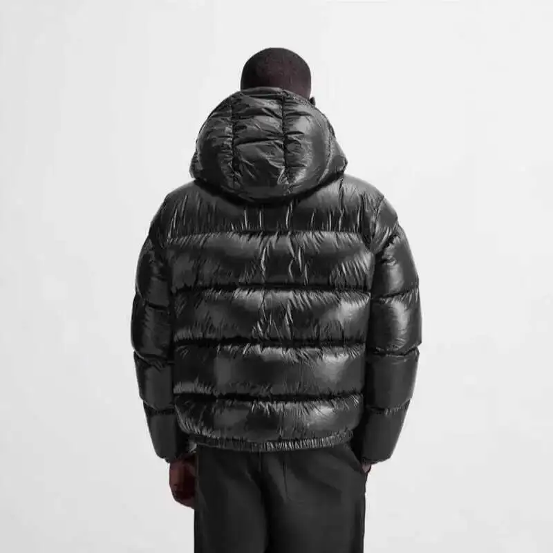 HKSH Herfst Winter Nieuwe heren Tij Donker Elegant Eenvoudig Gewatteerde Jas Katoenen Jas Met Capuchon Casual Ins Fashion Chic Rits Top HK3588