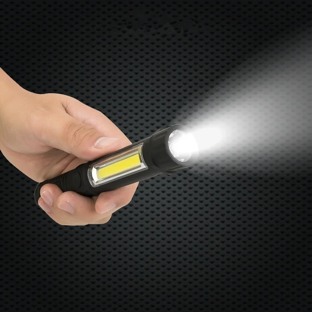 มัลติฟังก์ชั่น COB LED Mini ปากกาทํางานตรวจสอบไฟฉาย LED Stonego ไฟฉายด้านล่างแม่เหล็กและคลิป