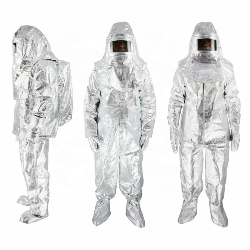 Ropa de aislamiento térmico de 500 grados, uniforme resistente a altas temperaturas, resistente al fuego