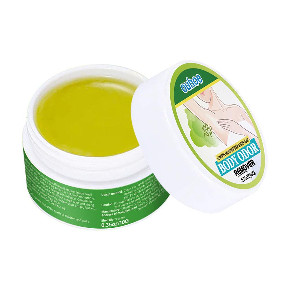 Creme de remoção de odor de axilas, cheiro mau, remoção de suor para homens e mulheres, refrescante, aroma duradouro, desodorante para cuidados com a pele