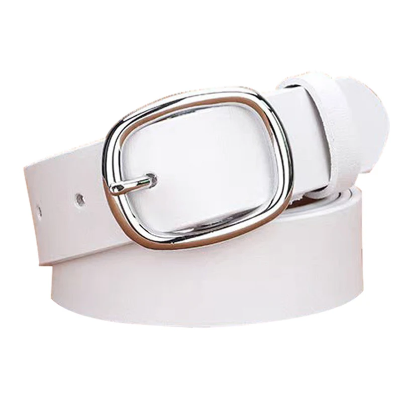Retro Art Fine Belt Women's Genuine Leather Needle Buckle Soft Small Belt Casual Simple Versatile Decorative Belt New Trend