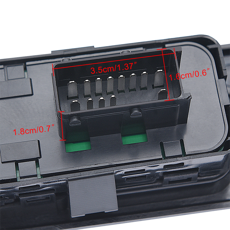 6554QC interruptor de Control de ventana eléctrica de coche para Peugeot 207 Citroen C3 Picasso 2007-2014 botón de elevación regulador 6554.QC