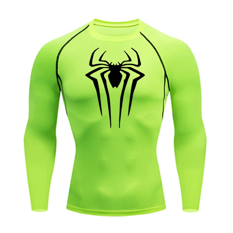 日焼け止めスポーツセカンドスキンランニング Tシャツメンズフィットネス Rashgarda MMA 長袖圧縮シャツトレーニング服