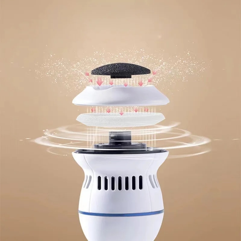 Artefacto eléctrico de pulido de pies para la piel muerta, herramienta de pedicura para los pies, recargable, Alemania