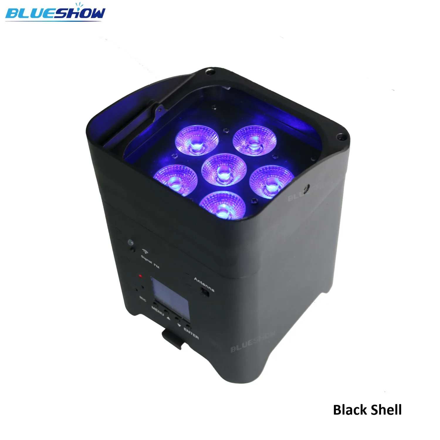 4pcs Wireless Battery Par Light with Bag 6x18W RGBWAUV 6IN1 Remote Portable Par LED Stage Effect Light