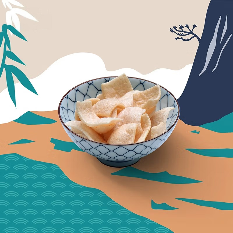 OISHI Shrimp Crisps 2.82oz(80g)*2 Packs