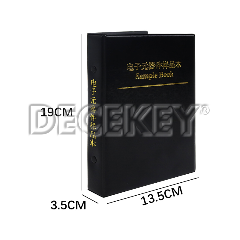 Resistor Kit Smd Book 0805 Chip Resistor Assortment Kit 0201 0402 0603 1206 1% FR-07 SMT 170 Values 0R-10M Smd Sample Book