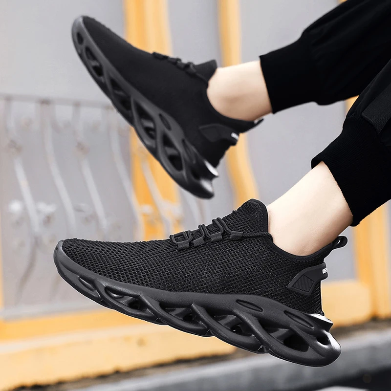 Herren Blade Sneakers Laufschuhe Slip-on Damen Outdoor Tennis Schnürsenkel Geruchsbeständige Sportschuhe Leicht atmungsaktiv