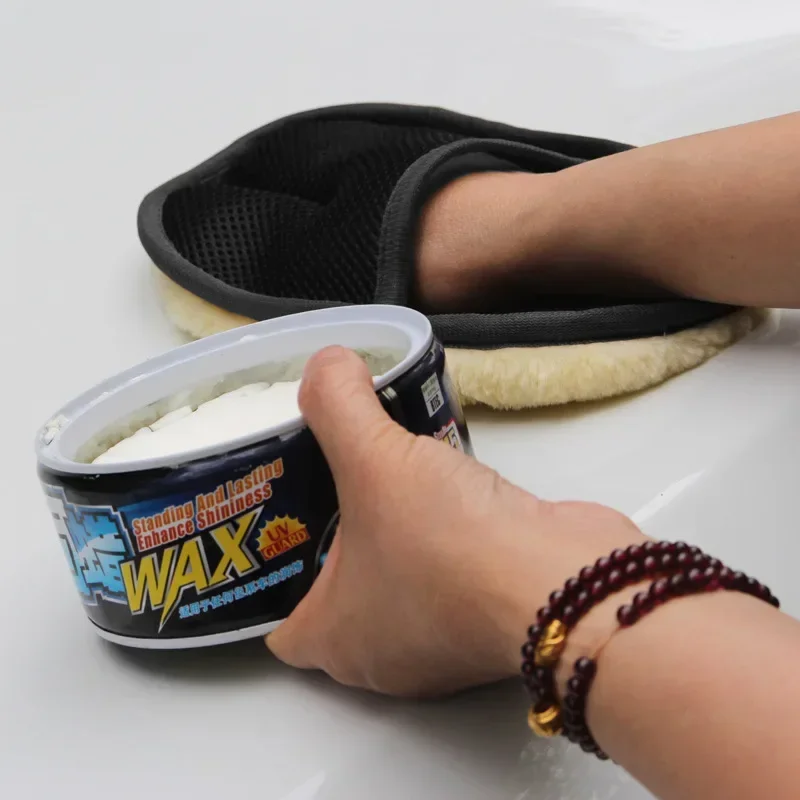 Guantes de lana de imitación para lavado de coches, guantes de limpieza de coche de felpa gruesa, pulido y encerado, productos de limpieza de coche, paño de limpieza, 1 Uds.