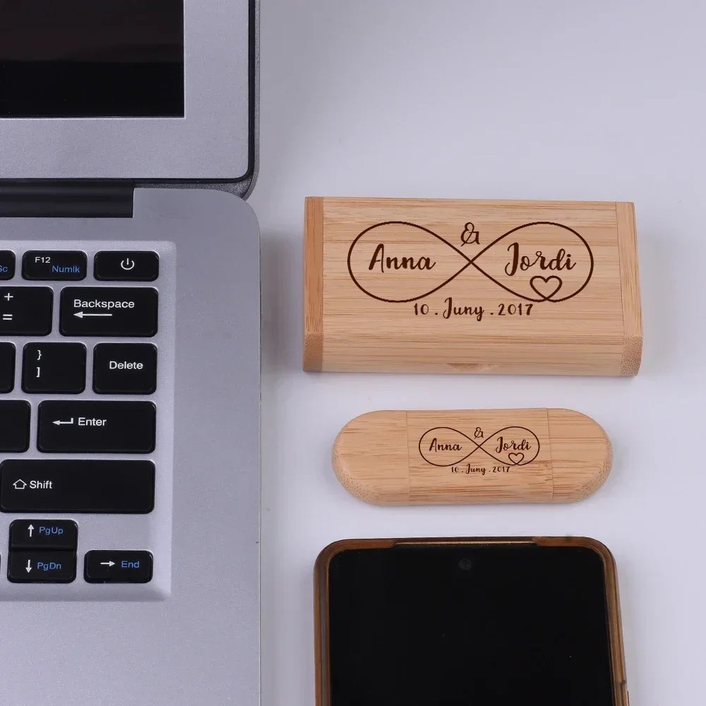 JASTER Wooden TYPE-C USB 2.0 Flash Drive 128GB Pen Drive Free Logo Creative Business Gift U Disk 64GB with Box 32GB Memory Stick