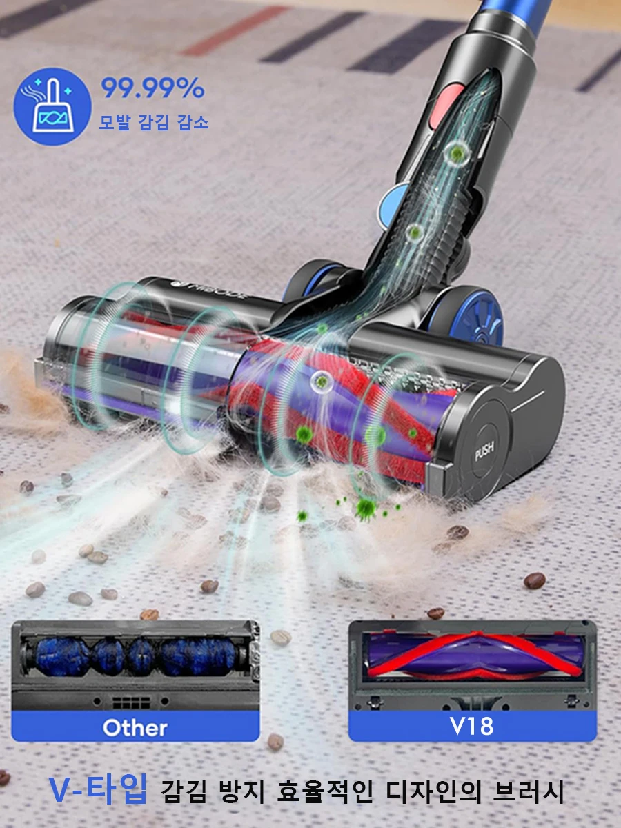 Armo V18 핸드헬드 청소기 50kPa 550W 출력 6-in-1 무선 청소기 스마트 홈 LED 디스플레이 핸드헬드 청소기