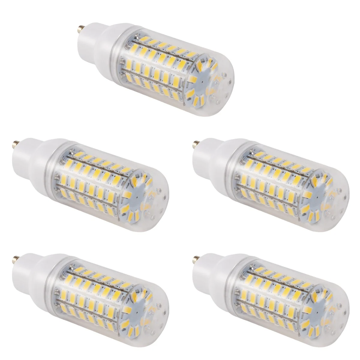 BAAU 5X GU10 10W 5730 SMD 69 Lâmpadas LED LED Luz de milho Lâmpada LED Economia de energia 360 graus 200-240V Branco