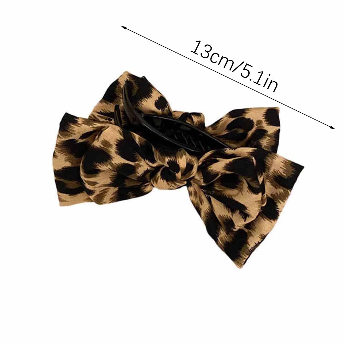 1 peça acessório de cabelo premium com estampa de leopardo vintage é adequado para mulheres usarem