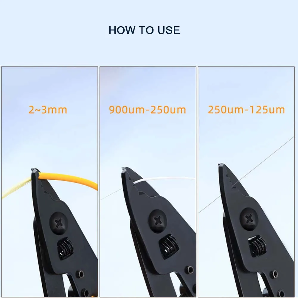 FTTP Tools Fiber Optical Stripper CFS 3 Three-Port Fibre Strippe / Pliers / Wire Strippers Miller Optical Fiber Stripping
