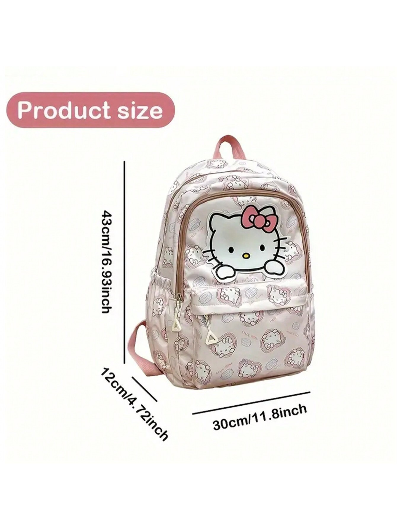 Sanrio Schoolbag Anime Kuromi Cinnamoroll My Melody Pochacco Student Backpack School Bag Large Capacity for Children Girls Boys