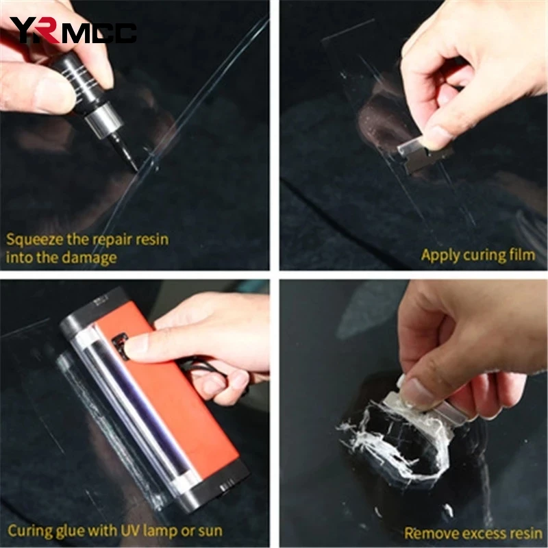 Car Glass Cracked Repair Tool Upgrade Auto Windshield Nano Repair Fluid Windscreen Scratch Crack Restore Car Window Repair Tools