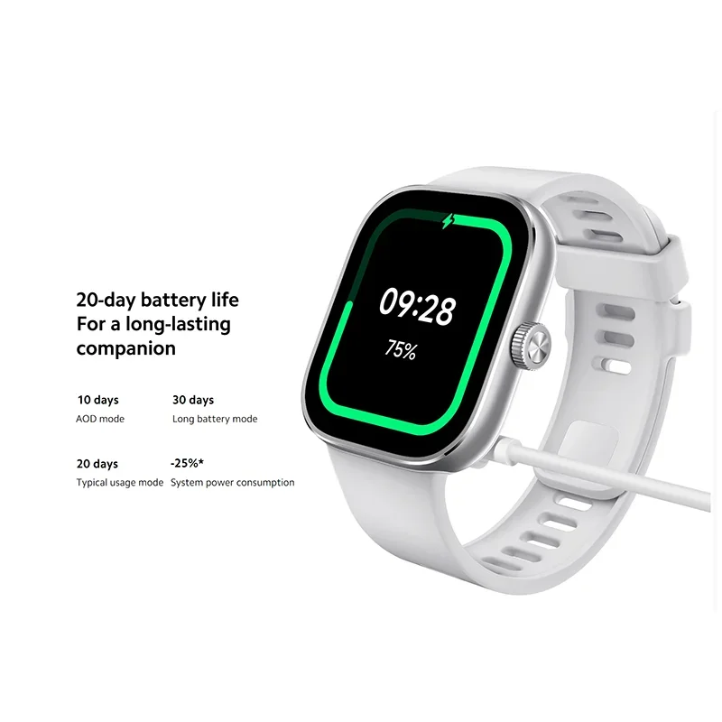 Xiaomi Redmi Watch 4 Global Version 20 Days Battery Life Ultra Large 1.97'' AMOLED Bluetooth Phone Call 5ATM GNSS Smart Watch