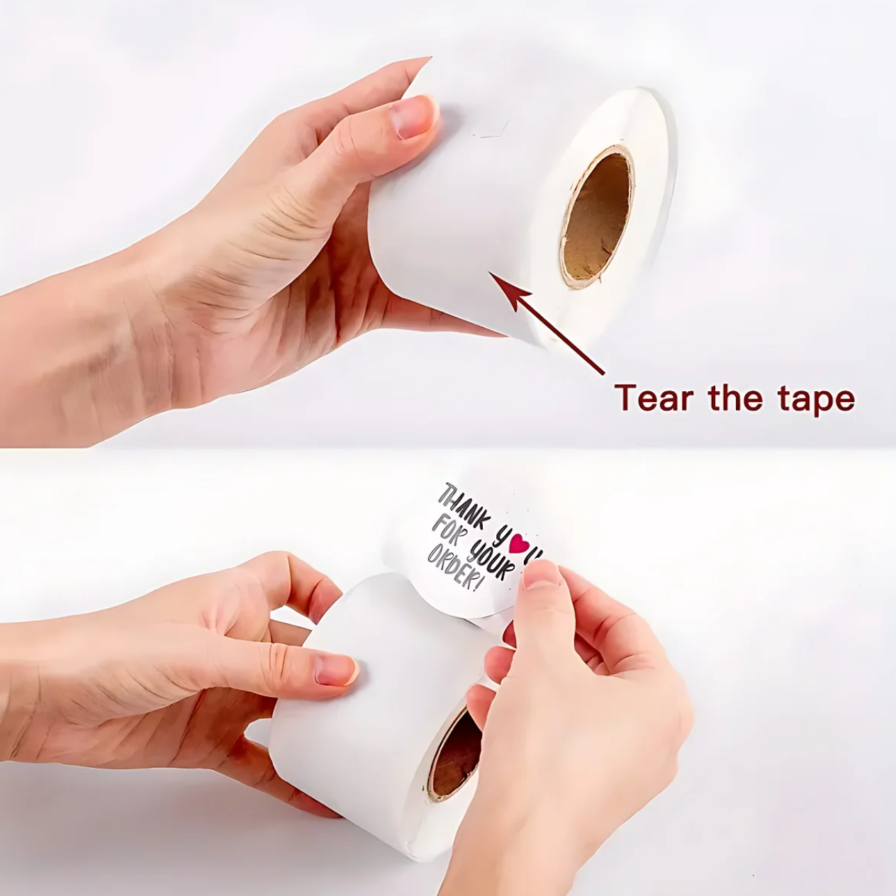 1 Rolle 500 Stück Danke für Ihre Oder Aufkleber DIY Small Business Online Store Shop Verpackung Versand Zubehör