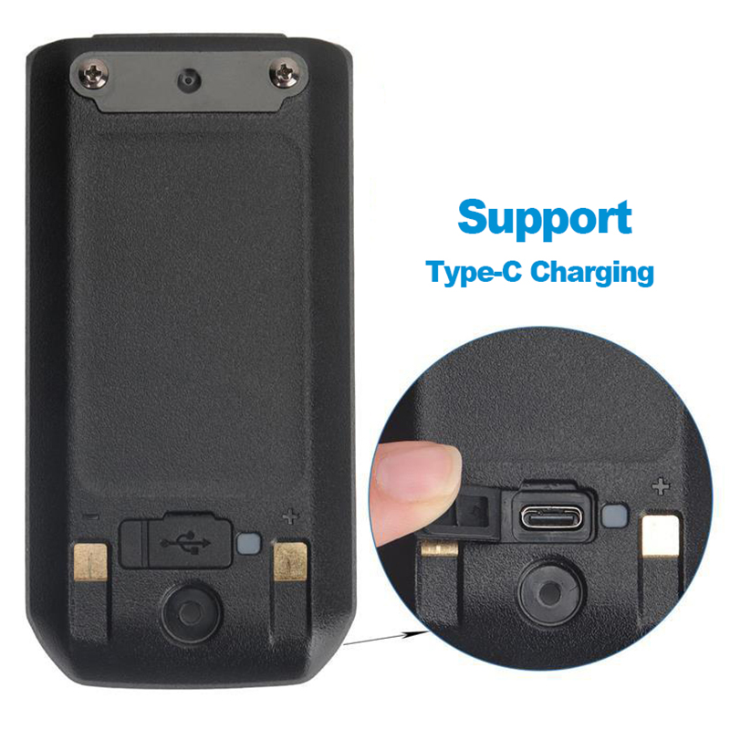 BL-21UV Baofeng UV-21 Pro แบตเตอรี่ Li-ion ของแท้ความจุสูง Type-C ชาร์จใช้ได้กับ V2 UV21Pro UV-21วิทยุสองทาง