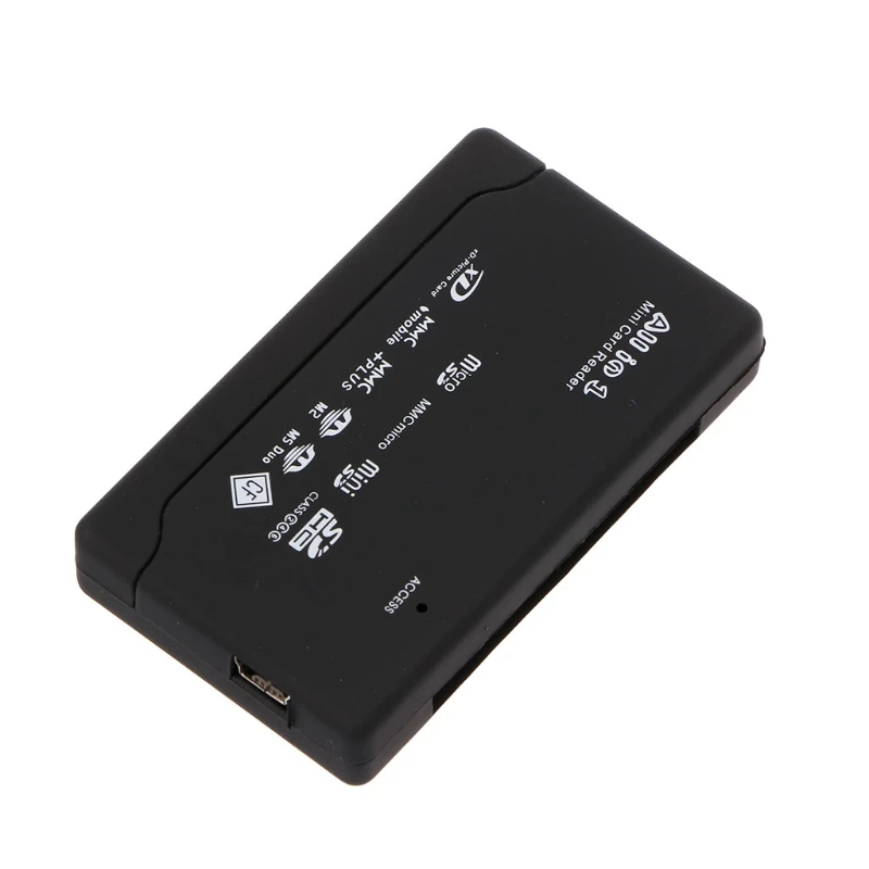 Przenośny czytnik kart SD L9NA USB All-in-1 odczytuje karty pamięci Flash jednocześnie uniwersalny Adapter Multi Hub dla CF XD