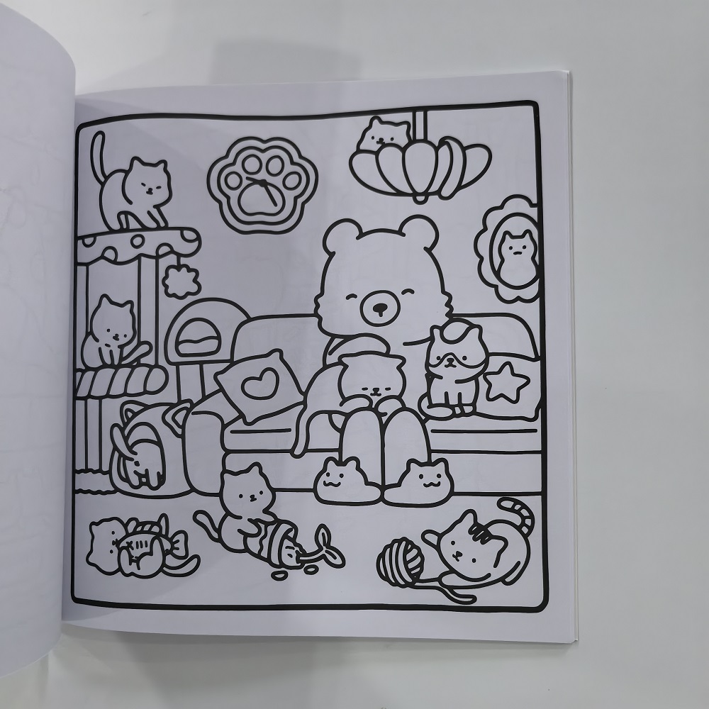 COSY FRIENDS: Malbuch für Erwachsene mit niedlichen, gemütlichen Alltagsaktivitäten zur Entspannung (gemütliche Räume zum Ausmalen)