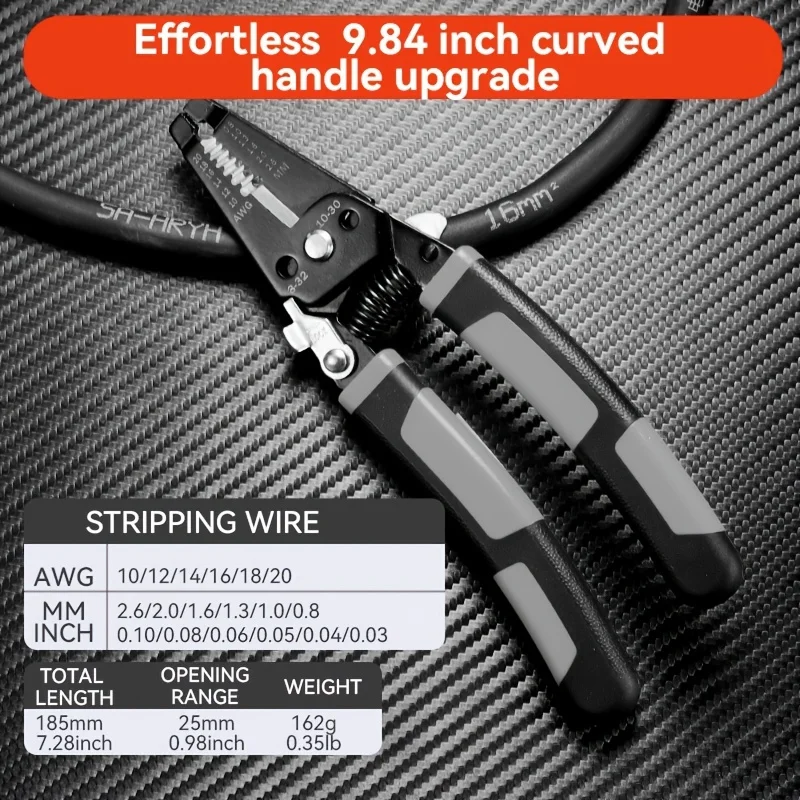 Wire Cutter, Wire Stripper Crimper, Wire Stripping Tool, Cable Stripper, Wiring Tools, Wire Crimping Tool