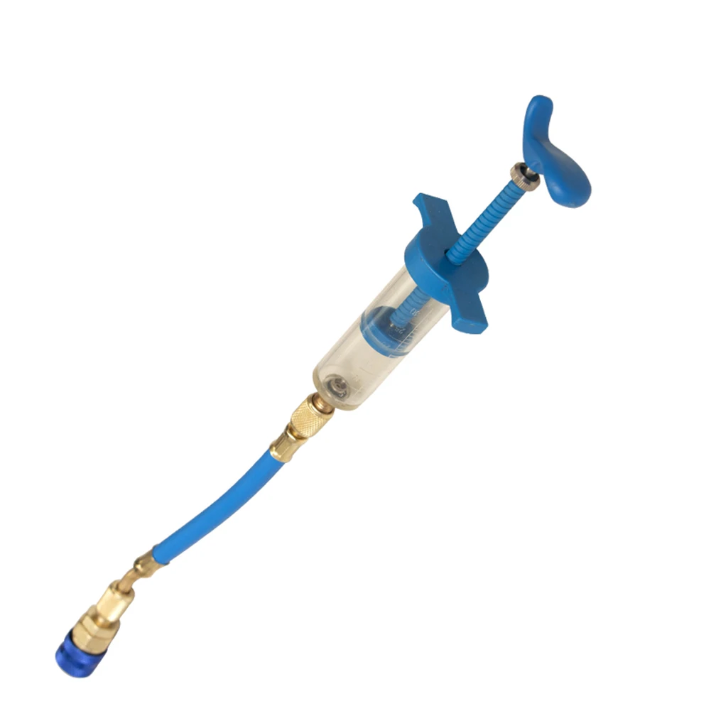 A/C Dye Injector 1Oz Koelmiddel Vloeistof Vulbuis Olieverf Koppeling Adapter voor Auto Reparatie Tools voor voertuig Thuis Airconditioner
