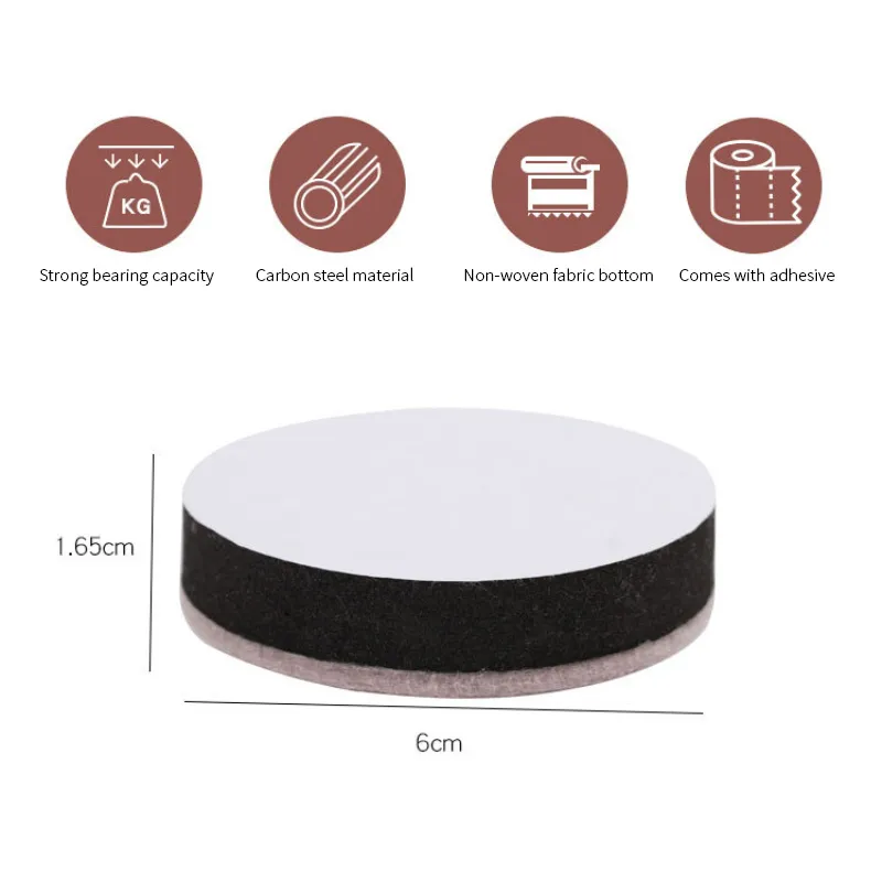 Self Adhesive เก้าอี้ขา Pads หนา Felt โต๊ะเก้าอี้โซฟา Heighten เท้า Pad Anti-SLIP Mute ขาเฟอร์นิเจอร์ชั้นป้องกัน