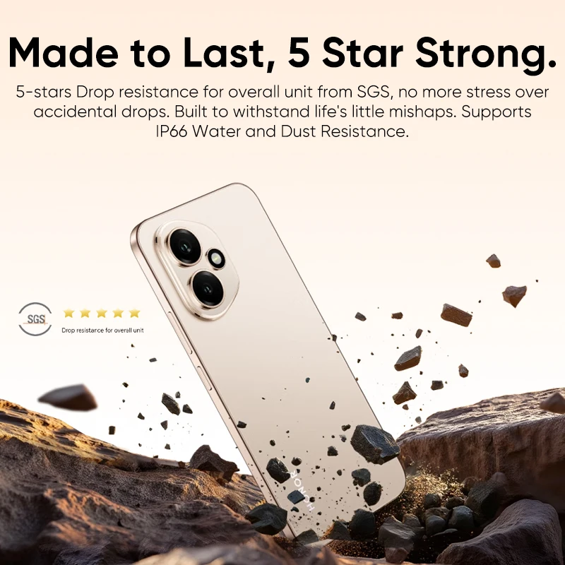 HONOR 400 Global Version 5G Smartphone 6.55'' AMOLED 120Hz Screen Snapdragon 7 Gen 3 6000mAh Battery 80W Supercharge eSIM IP66