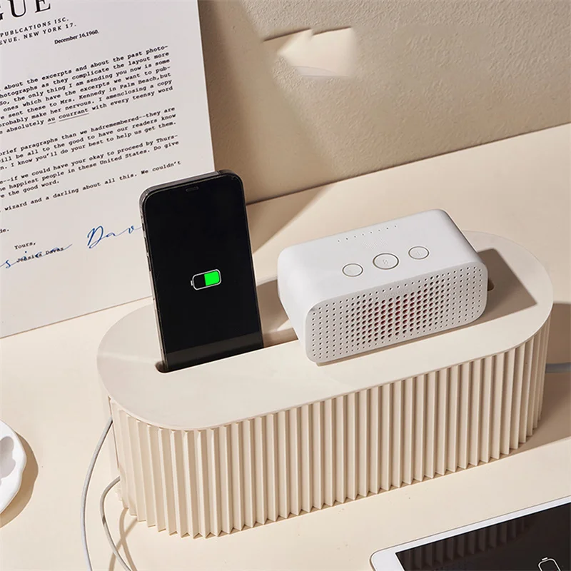 Caja de almacenamiento de tablero de enchufe nórdico, estuche organizador de cables, enchufe, enrutador WiFi inalámbrico, pulsera, estante de soporte de enchufe de línea de datos de escritorio