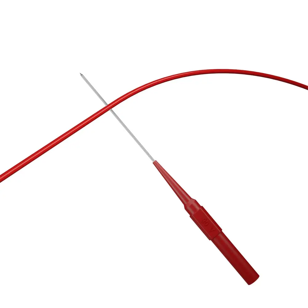 10/20pcs มัลติมิเตอร์ทดสอบ EXTENSION กลับ Probes SHARP เข็ม Micro PIN สแตนเลส Tipped TIP สําหรับกล้วยเครื่องทดสอบซ็อกเก็ต