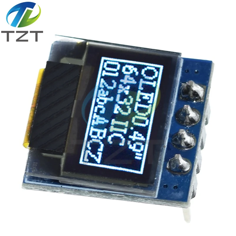 Módulo LCD OLED de 0,49 pulgadas, pantalla blanca de 0,49 pulgadas, 64x32, I2C, interfaz IIC, controlador SSD1315 para Arduino AVR STM32
