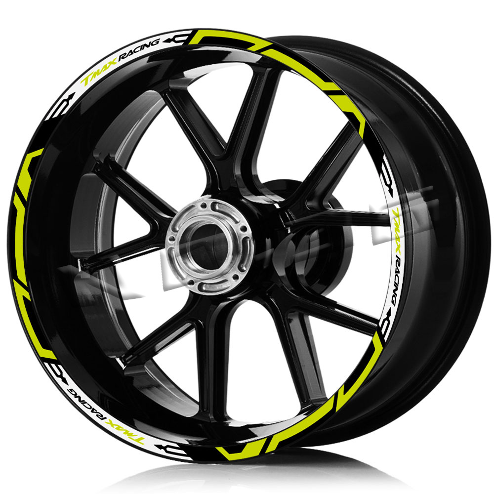 TMAX-pegatina reflectante para llanta de rueda de motocicleta, cinta a rayas, accesorio impermeable para Tmax 500, 530, 560, 2023