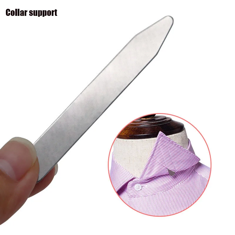 2025 novos alfinetes de colarinho de aço inoxidável – reforços de colarinho de camisa antiferrugem para homens/mulheres, itens essenciais da moda de outono (pacote com 5)