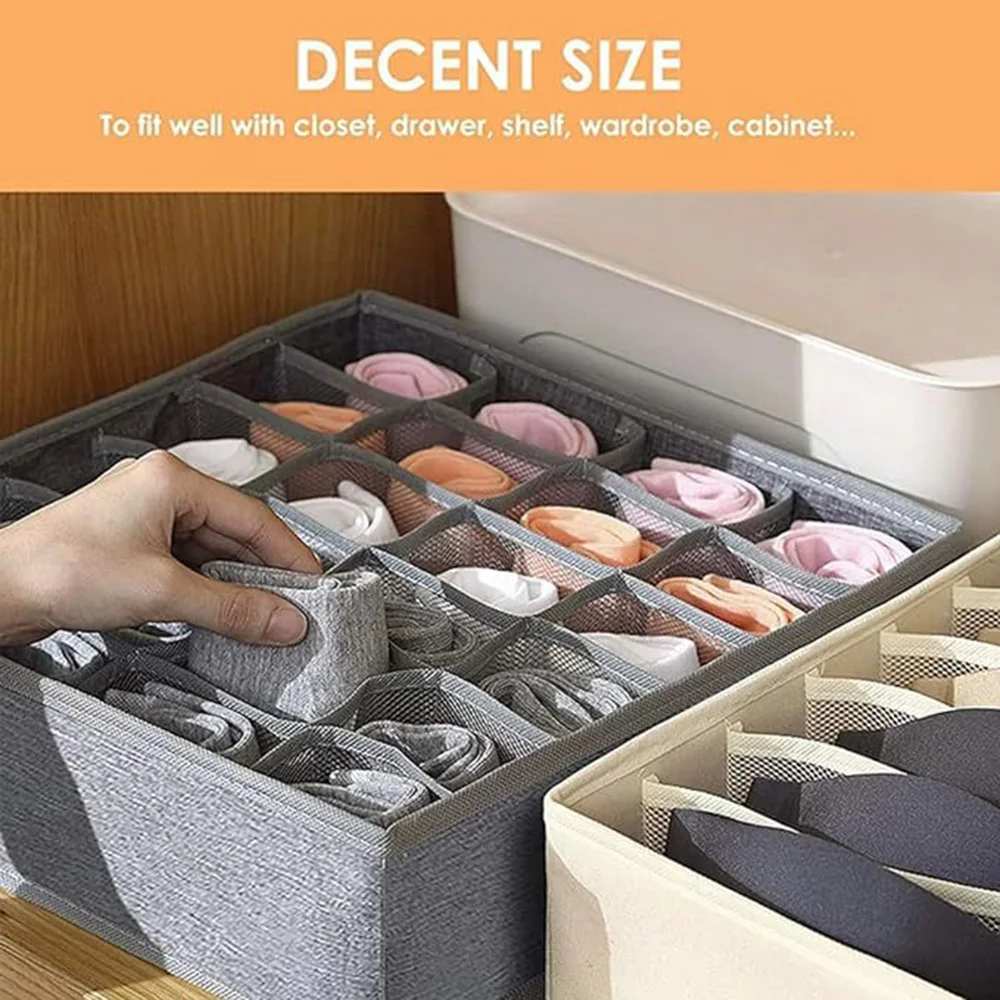 Biancheria intima Reggiseno Calzini Scatola portaoggetti Armadietto Cassetto Organizzatore Calzini Sciarpa Scatola portaoggetti per biancheria intima Armadio Organizzatore portaoggetti per abbigliamento