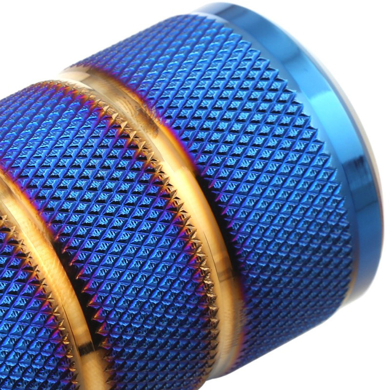 95 mm rutschfester Schaltknauf, Schaltgetriebe, Aluminium, gerändelt, Schalthebel, Schalthebel, Schalthebel, Autozubehör