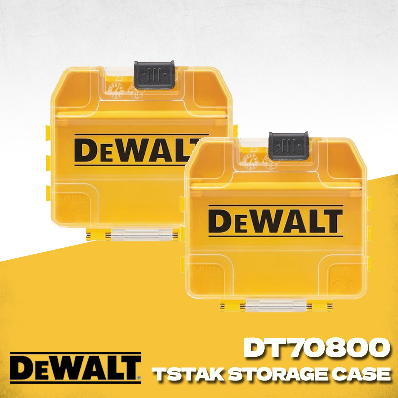 DEWALT TSTAK Caixa de armazenamento resistente Chave de fenda Bit Peças Caixa de armazenamento DT70800 DT70801 DT70803 DWAN2190 N 542474   DT70839 DT70716