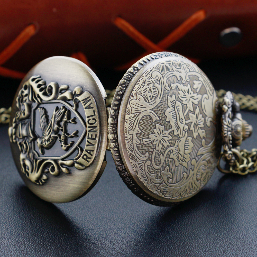 빈티지 Wizardry 학교 회중 시계 Steampunk 목걸이 디지털 펜던트 체인 시계 패션 조각 여성 남성 선물 TD2121