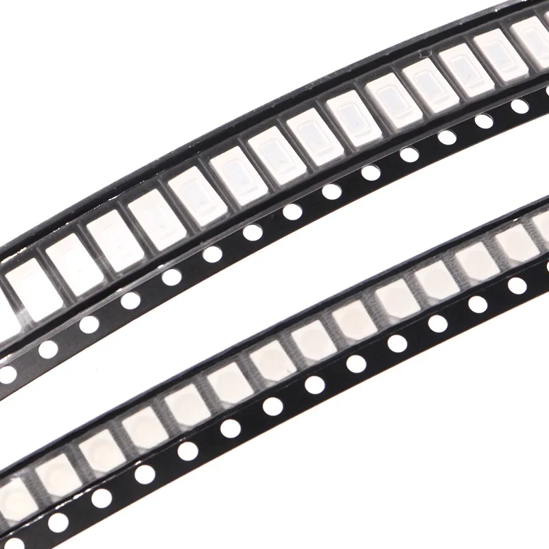 (100 pz) 3806 SMD illuminazione laterale LED giallo/blu/verde/bianco/arancione/viola/rosa/rosso perline lampada a diodi emettitori di luce