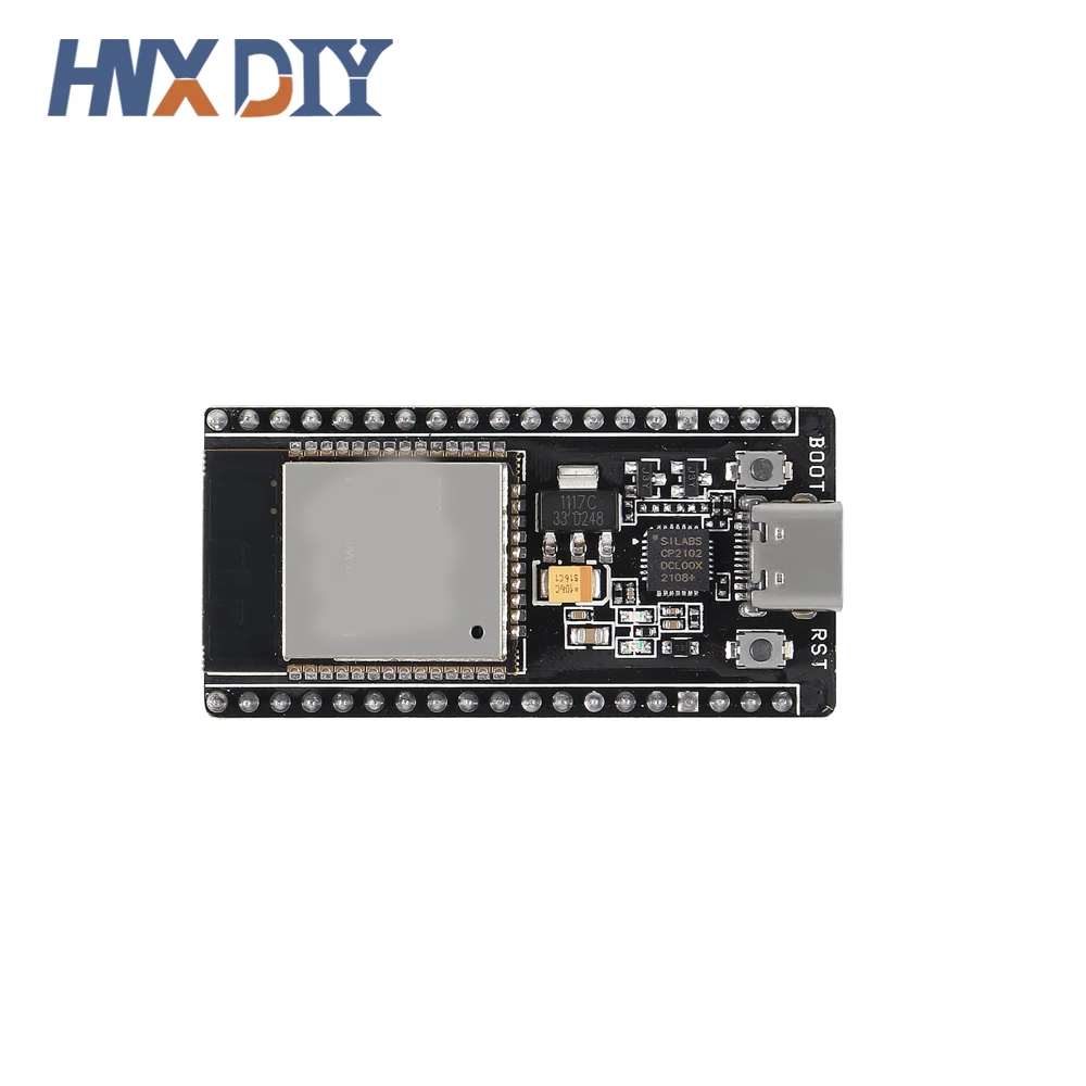 1-5 комплектов макетной платы ESP32 TYPE-C USB CP2102 Wi-Fi + Bluetooth двухъядерный ESP32-DevKitC-32 Плата расширения ESP-WROOM-32 38PIN
