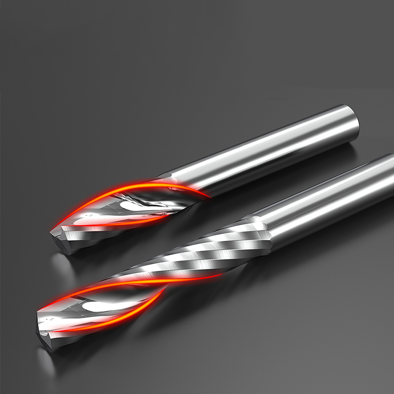 1 Đàn Xoắn Ốc Dao Phay Tungsten Carbide Khắc Router Bit CNC Dụng Cụ Acrylic Gỗ MDF 3.175 4 6 8mm Vỏ Cấp Cối Xay