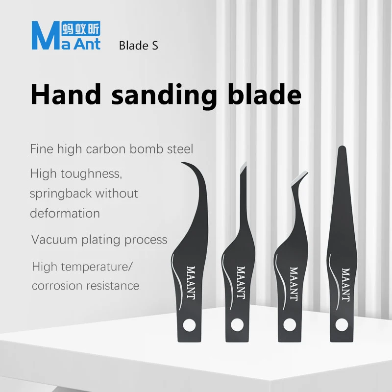 MaAnt Multifuncional Glue Removal Knife, Mão polida, Elastic Blade, Telefone Motherboard Chip, Raspador CPU, Pry Knife Tool