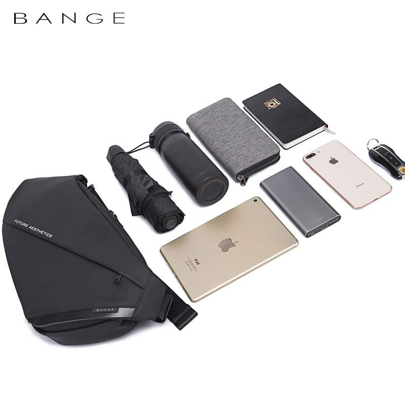 Bange-iPadチェストバッグ,ショルダーメッセンジャーバッグ,防水,防汚,盗難防止,大容量,ショートトラベルパック,9.7インチ,新しいデザイン
