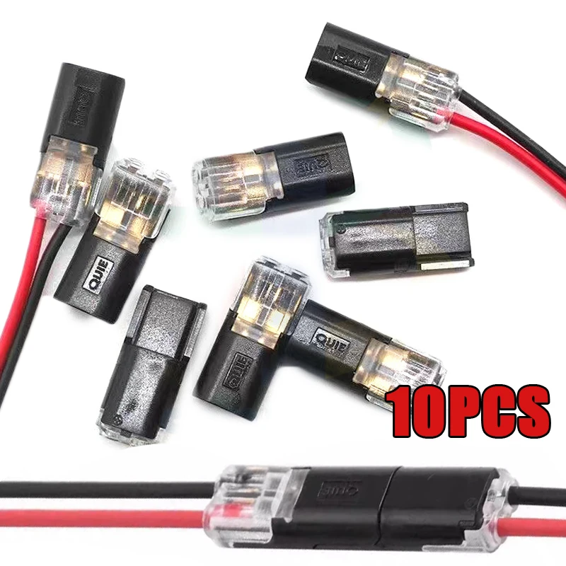 10 Uds. Conector eléctrico automotriz de 2 pines conexión de Terminal de tira conector eléctrico impermeable Cable de coche